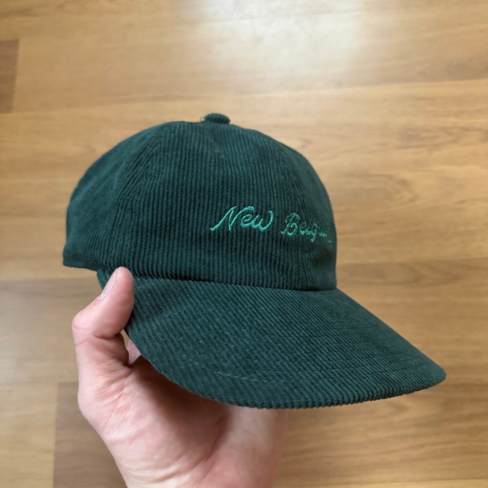 New Belgium Brewing Co. Brewery Dark Green Cord Corduroy Strapback Hat Cap Foco - Picture 2 of 6